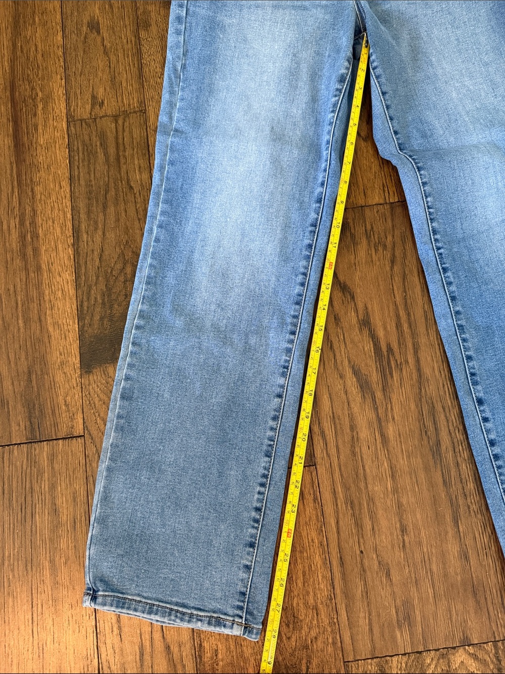 Nine West Light Blue Straight-Leg Stretch Jeans - Picture 2 of 6